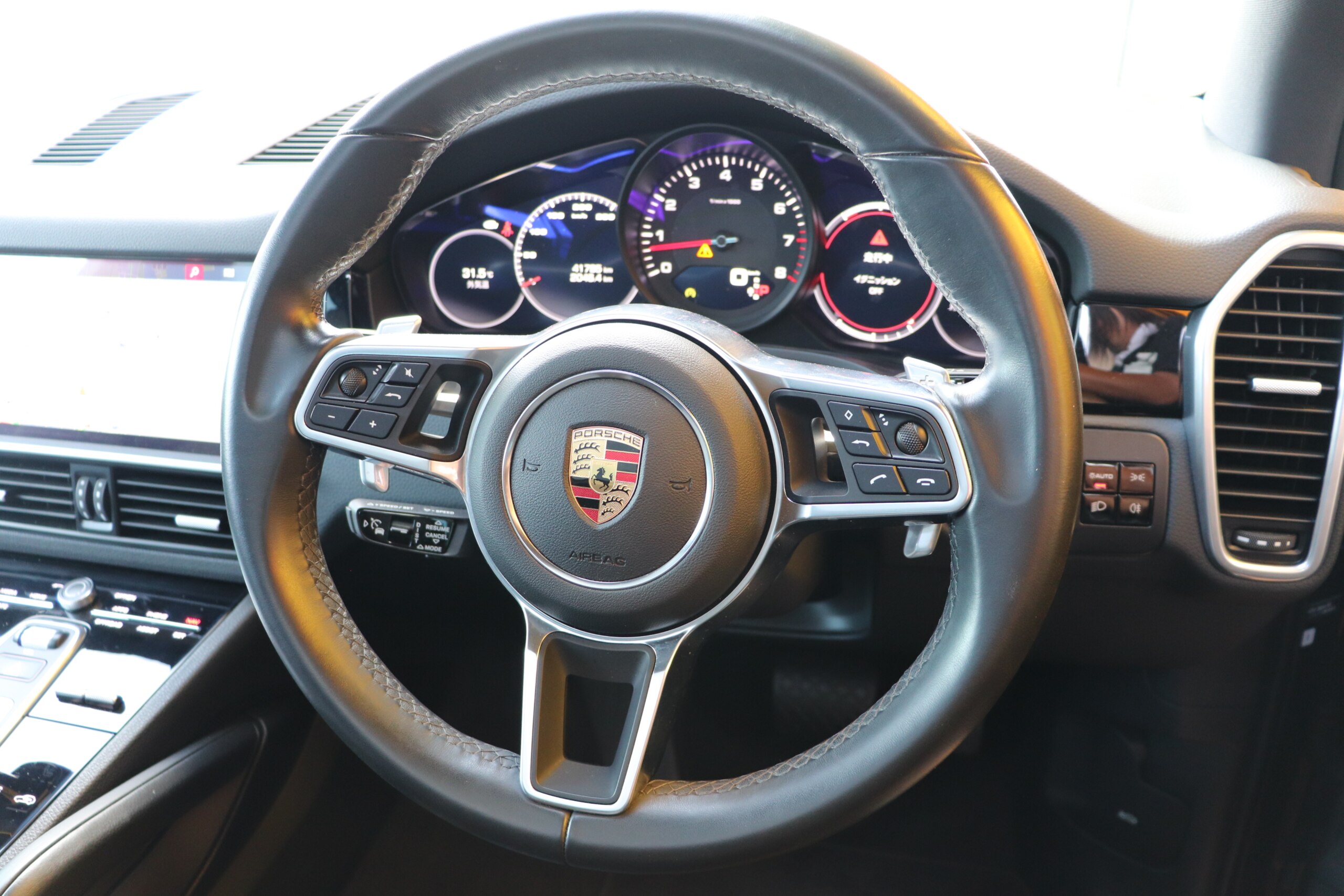 Porsche Cayenne 3.0 Tiptronic S 4WD TechArt Aero Panorama SR Black Leather (Quartzite Grey) — photo 8