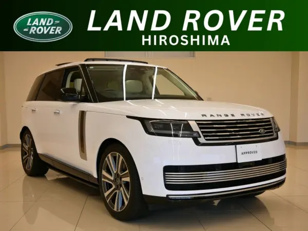Land Rover Range Rover SV 4.4L P530 Standard Wheelbase 4WD Electric Side Steps Rear Executive Seats Meridian Signature Sound System Noise Canceller Perrino Leather Interior Rear View Mirror Panoramic Roof (Ostuni Pearl White Metallic) — thumbnail 1