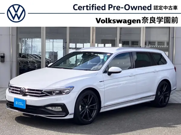 Volkswagen Passat Variant TDI R-Line Diesel Turbo Certified Used Car with New Car Warranty Transfer, Former Company Vehicle, Leather Seats (White)