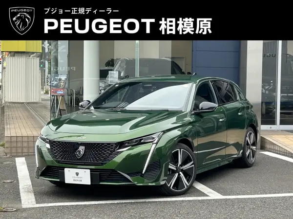 Peugeot 308 GT Hybrid Special Edition PHEV Model New Car Warranty Transferable Genuine Navigation ETC Drive Recorder Display Mirror 360° Vision Matrix LED Headlights Front Seat Heater & Steering Heater Alcantara & Tep Leather Seat (Olivine Green) — thumbnail 1