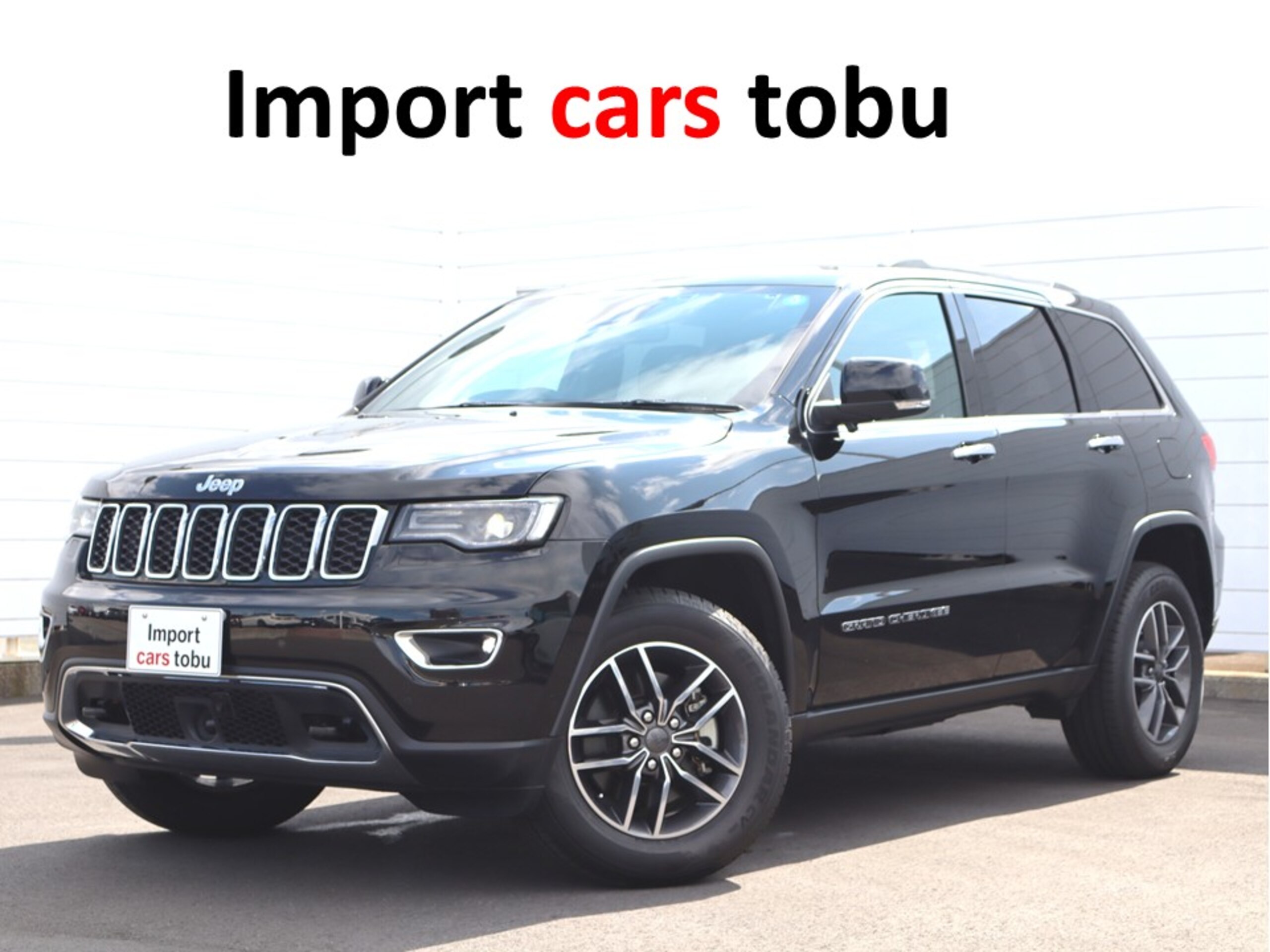 Jeep Grand Cherokee Limited (without Air Suspension) 4WD One Owner/Black Leather/Seat Ventilation/Factory Navigation/Backup Camera/ETC/Full-Seg TV/Radar Cruise Control/Xenon Lights/Black Leather Seats/Seat Heaters/Xenon Lights (Diamond Black)