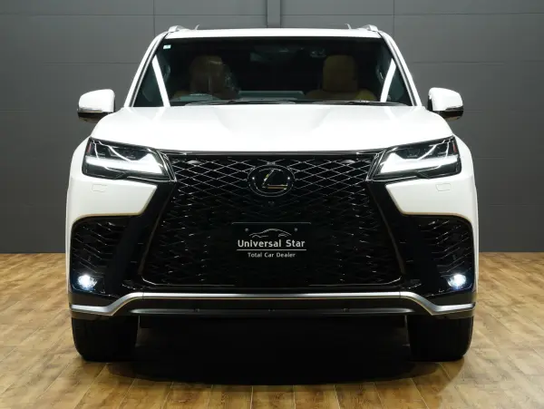 Lexus LX600 4WD One-Owner Car / Non-Smoking / Indoor Storage / F Sport Package (Genuine Parts) / AIMGAIN F Sport Spoiler / Mark Levinson / R-Enter / Panoramic View Camera / Wireless Charging / Brown Genuine Leather / Sunroof / Digital Mirror / Cool Box / Power Back Door / ETC 2.0 (Sonic Quartz) — photo 8