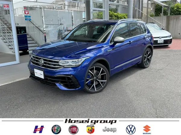 Volkswagen Tiguan R 4Motion 4WD Genuine Navigation Around View Camera ACC ETC Side Assist Rear Traffic Alert Genuine Drive Recorder (Front/Rear) Genuine 21-inch Alloy Wheels (Lapis Blue Metallic) — thumbnail 1