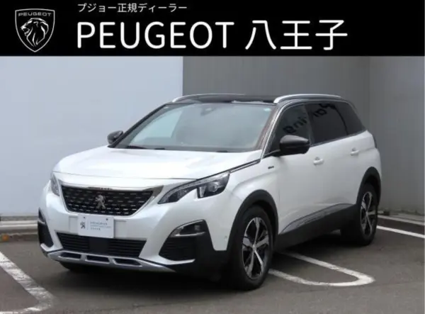 Peugeot 5008 GT Line BlueHDi Diesel Turbo One Owner Front/Rear Dashcam ETC Inspection Maintenance Included Certified Used Car 1 Year Warranty (Pearl White) — thumbnail 1