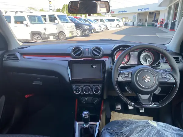 Suzuki Swift Sport 1.4 Registered Unused Vehicle All-Around Camera Package (Flame Orange PM Black Two-Tone Roof) — photo 8