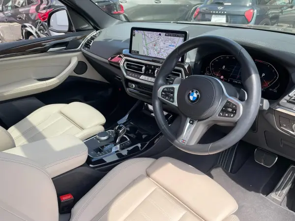 BMW X3 xDrive20d M Sport Diesel Turbo 4WD Certified Used Car One Owner Select Package White Leather Genuine Navigation Panoramic Sunroof Harman Kardon Speakers Drive Assist Pro No Gesture Control No Head-Up Display (Sophisto Grey Brilliant Effect) — photo 9