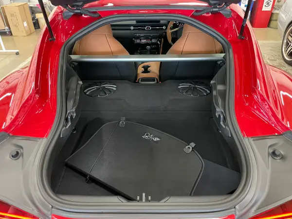 Toyota Supra 3.0 RZ One Owner Full Original Vehicle Genuine HDD Navi/Full-Seg TV Backup Camera Genuine 19-inch AW JBL Sound System Beige Leather Seats Power Seats & Seat Heaters Pre-Collision System Lane Keep Assist (Prominence Red) — photo 8