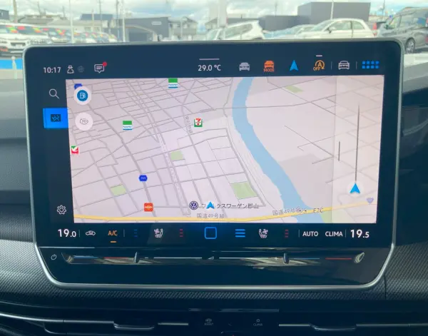 Volkswagen Golf R Advance 4WD with Factory Navigation, Around View Camera, ETC, ACC, Lane Keep Assist, Side Assist, Rear Traffic Alert, Front/Rear Dashcam, Leather Seats, Factory 19-inch Alloy Wheels (Lapis Blue Metallic) — photo 8