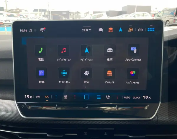 Volkswagen Golf R Advance 4WD with Factory Navigation, Around View Camera, ETC, ACC, Lane Keep Assist, Side Assist, Rear Traffic Alert, Front/Rear Dashcam, Leather Seats, Factory 19-inch Alloy Wheels (Lapis Blue Metallic) — photo 9