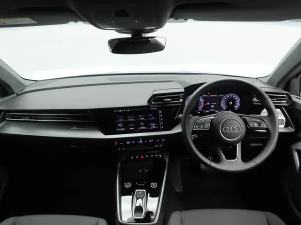 Audi A3 Sportback 30 TFSI Advanced LED Headlights 17-inch Alloy Wheels Front Power Seats (with Heater) 3-Zone Automatic Air Conditioning Rear Camera Front/Rear Brake Assist Radar Cruise Control Side Assist Lane Keep Assist Virtual Cockpit Genuine Navigation TV (Manhattan Gray Metallic) — photo 8