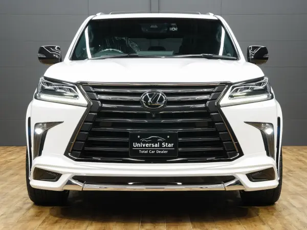 Lexus LX570 Black Sequence 4WD Final Late Model / New Production WALD Complete Custom / WALD Sports Muffler (Competition Use) / 1 Owner / Non-Smoking / Indoor Storage / 5-Seater / Cool Box / Genuine Leather Seats (Heated & Cooled) / SR / Panoramic View Camera / HUD / BSM / Built-in ETC2.0 / Power Back Door (Sonic Quartz) — photo 9