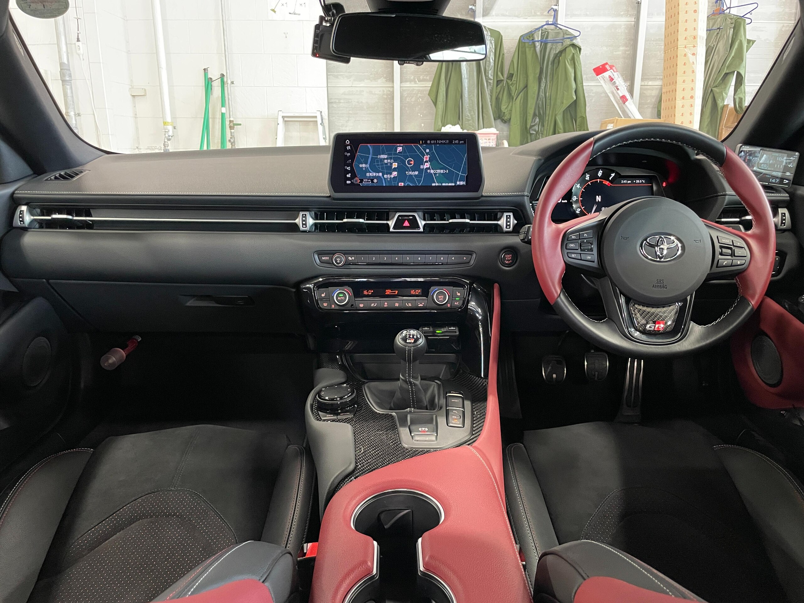 Toyota Supra 3.0 RZ Full Original Vehicle Late Model Genuine 6-Speed MT Genuine 19-inch AW Wheels Genuine HDD Navigation/Full-Seg TV Backup Camera JBL Sound System Front/Rear Dashcam Collision Mitigation Braking LKA BSM LED Headlights Warranty Manual Spare Key (White Metallic) — photo 9