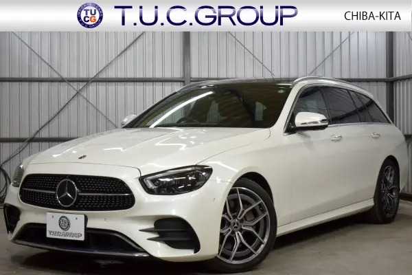 Mercedes-Benz E-Class Wagon E220d Sport Diesel Turbo 2-Year Warranty Exclusive P AMG Line Interior P Radar P Late Model 1 Owner Panorama Sunroof Leather Burmester HUD Air Balance P AMG Aero 19AW MBUX AR Navigation TV 360 Camera Distronic Plus Blind Spot Assist (Diamond White Pearl)