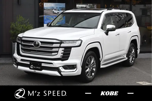 Toyota Land Cruiser 300 3.5 ZX 4WD Modellista Roof Rail (Black) 12.3DA+ETC2.0+Multi-Terrain+Rear Enter Precious White Pearl (White) — thumbnail 1