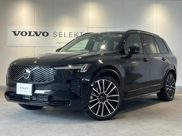 Volvo XC90 Ultimate T8 AWD Plug-in Hybrid 4WD - Certified Used Car - Company Demo Car - B&W High Fidelity Sound - Panoramic Glass Sunroof - Front Seat Relaxation - Genuine 360 Drive Recorder - Google Infotainment System - Non-Smoking Car (Onyx Black Metallic) — thumbnail 1