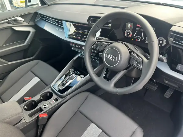 Audi A3 Sportback 30 TFSI Advanced Late Model Current Model / Convenience & Assistance Package Light / 1000km Mileage / MMI Navigation Package / Rear Camera / Seat Heater / Adaptive Cruise Control / Side Assist / Lane Assist / Power Seats / Certified Used Car (Glacier White M) — photo 9