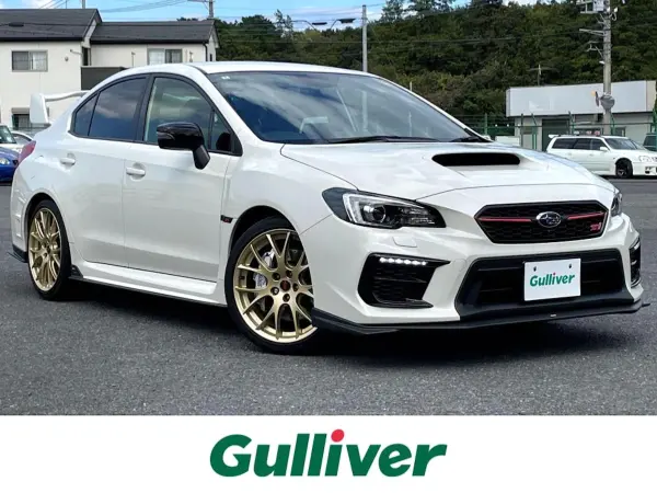 Subaru WRX STI 2.0 EJ20 Final Edition Full Package 4WD Limited 555 Units STI Style Package Genuine BBS 19-inch AW Genuine Brembo Genuine Recaro Half Leather Seats Genuine SD Navi/Full-Seg TV F/S/R Camera ETC Drive Recorder LED Headlights LED Accessory Liner (Crystal White Pearl) — thumbnail 1