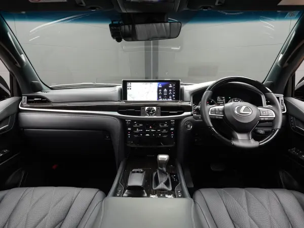 Lexus LX570 Black Sequence 4WD Final Late Model April 2021 / LEXUS Safety System+ / OP21IN Wheels / Panoramic View Camera / Dashcam / Final Late Model Exclusive Interior / Black Genuine Leather Seats (Heated & Ventilated) / Sunroof / COOLBOX Refrigerator / HUD / Built-in ETC2.0 / Power Back Door (Sonic Quartz) — thumbnail 1