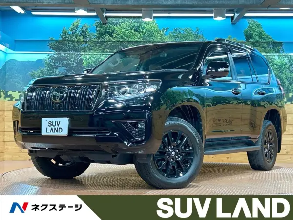 Toyota Land Cruiser Prado 2.7 TX L Package 70th Anniversary Limited 4WD Non-Smoking Sunroof Factory Navigation Surround View Camera Blind Spot Monitor Brown Leather Seat Seat Ventilation Roof Rail Power Seat Headlight Washer (Black)