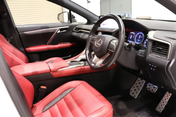 Lexus RX450h F Sport 4WD Sunroof Leather Seats F Power Seats & Heater & Ventilation Steering Heater LED HUD ACC LKA BSM 20AW (White Nova Glass Flake) — photo 9