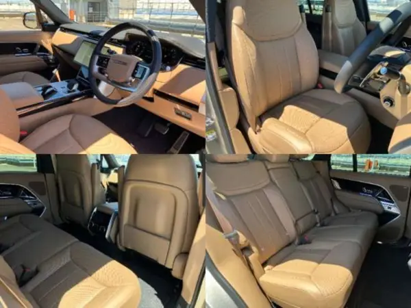 Land Rover Range Rover SE 3.0L D350 Standard Wheelbase Diesel Turbo 4WD 1 Owner Heated & Cooled Seats Power Side Steps 22-inch Style 7023 Gloss Black Wheels Head-Up Display Extended Leather Upgrade ClearSight Interior Rearview Mirror (Gold) — photo 8