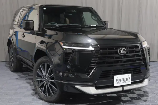 Lexus GX550 Version L 4WD Modellista Aero Brown Leather Seats Seat Heater Air Seat Cool Box Mark Levinson Premium Sound Panoramic Roof Digital Inner Mirror All-Around Drive Recorder Genuine 22-inch Alloy Wheels (Black)