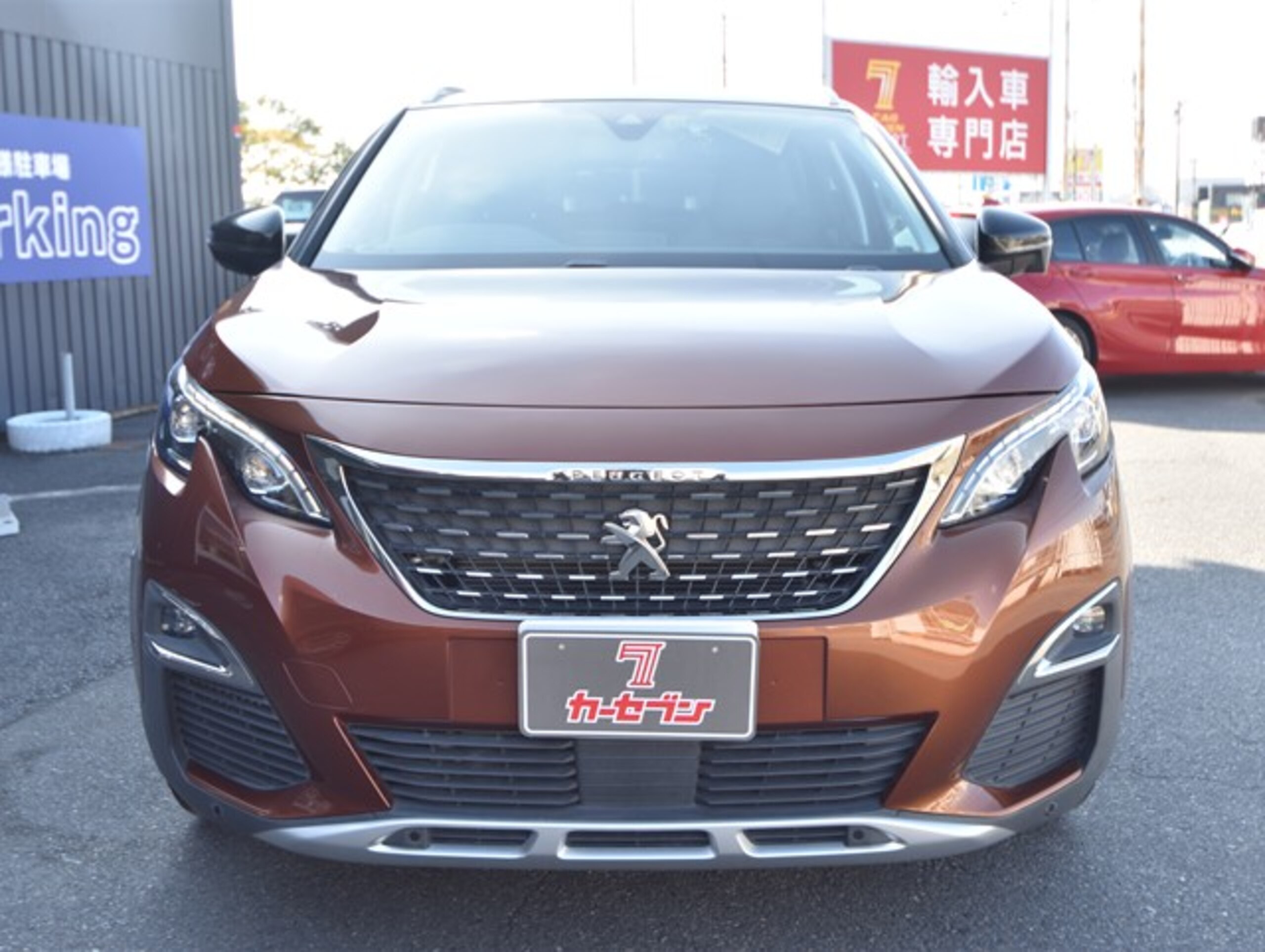 Peugeot 3008 Allure LED Package One-Owner Vehicle Original Navigation Full-Seg TV Non-Smoking Back Camera Adaptive Cruise Lane Keep Assist BSM Original 18-inch Alloy Wheels Apple CarPlay & Android Auto Compatible (Maroon) — photo 9