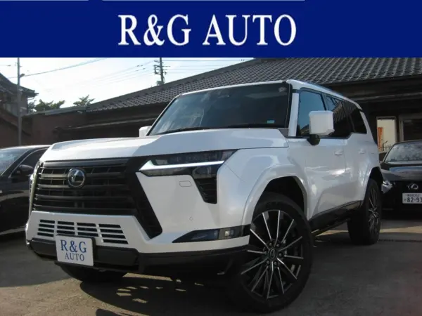 Lexus GX550 Version L 4WD One Owner Mark Levinson Sound Panoramic Roof Auto Side Step D Inner Mirror Cool Box Power Back Door 22-inch AW Genuine Navi Panoramic View Camera Power Folding Third Seat (Sonic Quartz)