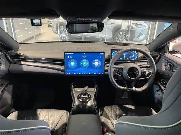 BYD Seal Base Model BYD Certified Used Car / Our Demo Car / Adaptive Cruise Control / 360-Degree Camera / Collision Mitigation Braking / Apple CarPlay / Android Auto / Seat Heater / Seat Cooler / ETC / Glass Roof (White) — photo 7