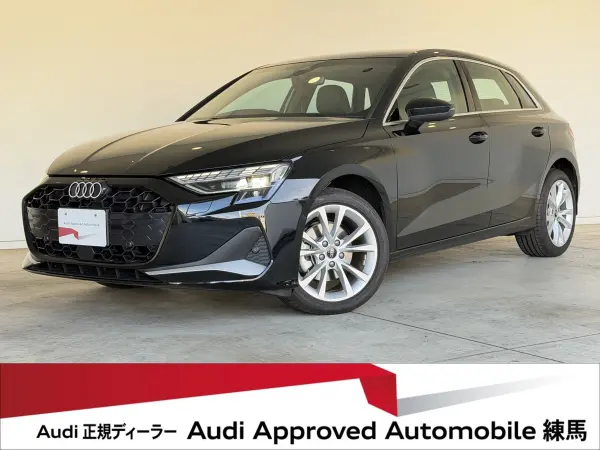 Audi A3 Sportback 30 TFSI Advanced Demo Up Convenience & Assistance Package Light Navigation Package 3-Zone Automatic Air Conditioner Certified Used Car (Mythos Black M) — thumbnail 1