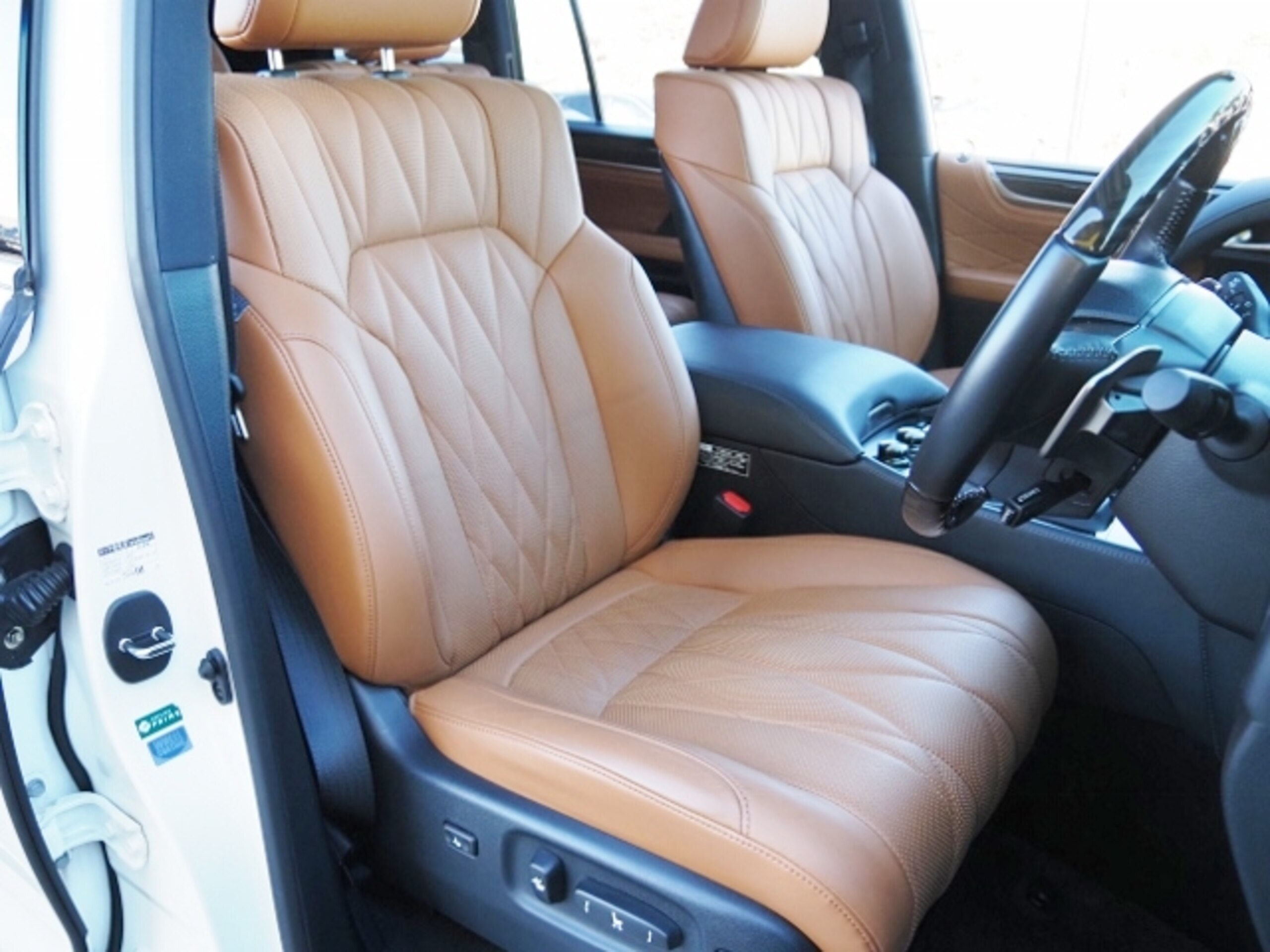 Lexus LX570 Black Sequence 4WD Special Edition One-Owner Non-Smoker Vehicle with Modellista Aero & Muffler, 21AW Sunroof, Safety System Plus, BSM/RCTA, HUD, Cool Box, Power Back Door, Genuine Leather Seats, 12.3-inch Navigation, Full Surround (Sonic Quartz "085") — photo 9