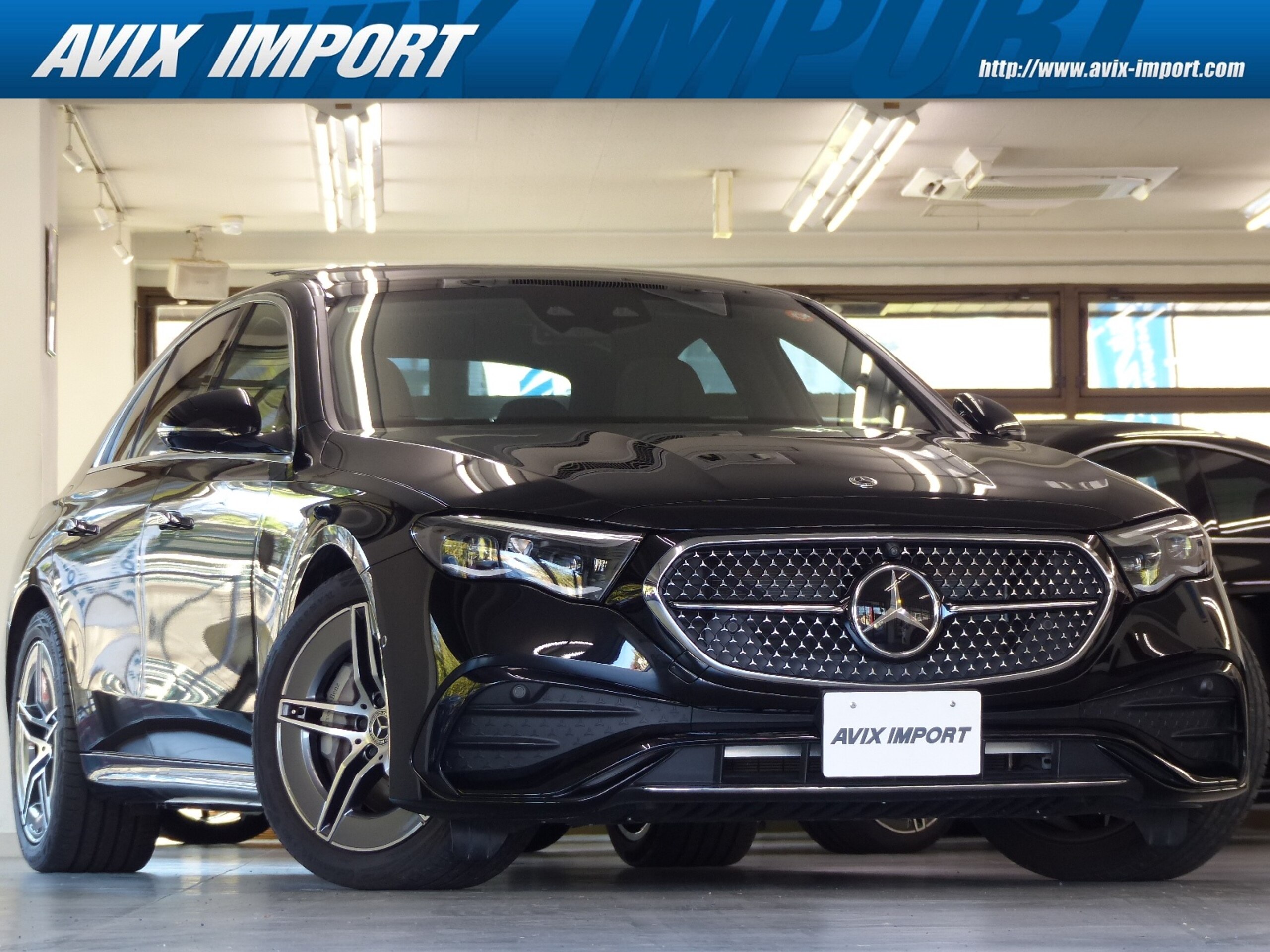 Mercedes-Benz E-Class E200 Avantgarde AMG Line Package (ISG Model) MP202401 Current D Interior & Leather EXC & Advanced P Black Nappa Leather Panorama Sunroof MBUX AR Navigation Digital Terrestrial 360 Camera New Steering HUD Burmester Air Balance P Seat Heater Front Seat Ventilation AMG Aero & 19AW Non-Smoking Warranty Transfer (Obsidian Black)