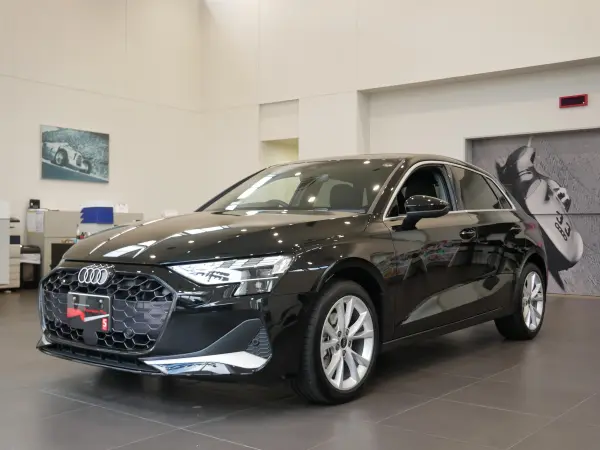 Audi A3 Sportback 30 TFSI Advanced Certified Used Car Convenience & Assistance Package Light Privacy Glass Navigation Package Side Assist Seat Heater Adaptive Cruise Control (Mythos Black Metallic) — thumbnail 1