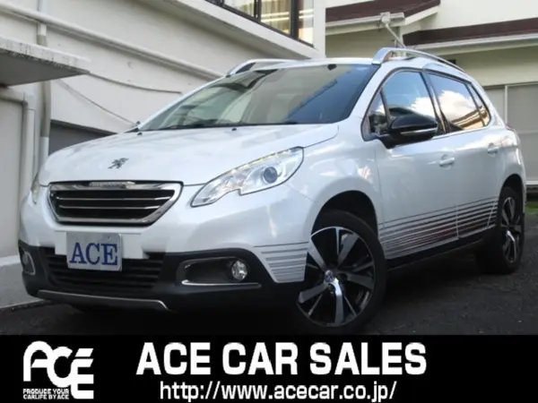 Peugeot 2008 Cross City Late Turbo Engine Aisin 6AT Navigation Full-Seg TV Bluetooth ETC Back Sonar Grip Control Half Leather Seat Seat Heater Auto Light 17-inch AW All Plans Include 2-Year Inspection (Pearl White)