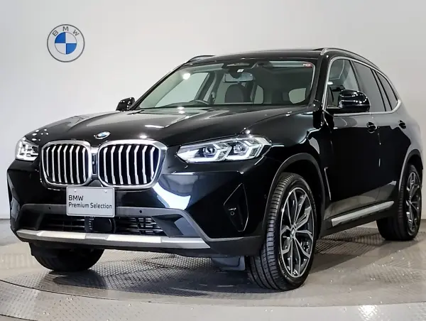 BMW X3 xDrive20d Diesel Turbo 4WD Panorama Sunroof Mocha Leather Seat Heater & Air Conditioner Steering Heater Acoustic Glass Sun Protection Glass Genuine OP20AW Rear Seat Adjustment All-Around Camera ACC (Black Sapphire Metallic)