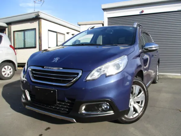 Peugeot 2008 Premium Display Audio Genuine Navigation Digital TV ETC Drive Recorder Half Leather Seat Idling Stop Cruise Control Dual Zone Auto AC 6 Airbags ABS Stability Control Keyless 16-inch AW (Blue)
