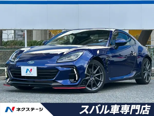 Subaru BRZ 2.4 S STI Aero Package STI Performance Muffler Rear Vehicle Detection Genuine 9-inch SD Navi Backup Camera ETC Drive Recorder Non-Smoking Car (Sapphire Blue Pearl)
