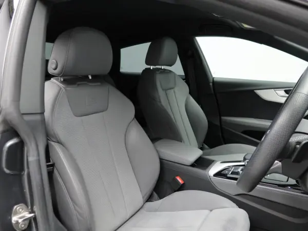 Audi A5 Sportback Black Style Plus Black Styling Gray Half Leather Seats (Front Power Seats, Driver Seat Memory, Front/Rear Seat Heaters) Steering Wheel Heater Matrix LED Headlights Surround View Camera Radar Cruise Control Privacy Glass Navigation (Daytona Gray Pearl Effect) — photo 9