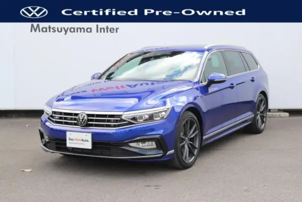 Volkswagen Passat Variant TDI R-Line Diesel Turbo ACC Around View Camera Front/Rear PDC Digital Meter Cluster Front Seat Heater Power Back Door Head-Up Display Lane Change Assist Genuine Drive Recorder Leather Seat Auto Hold (Lapis Blue Metallic) — thumbnail 1