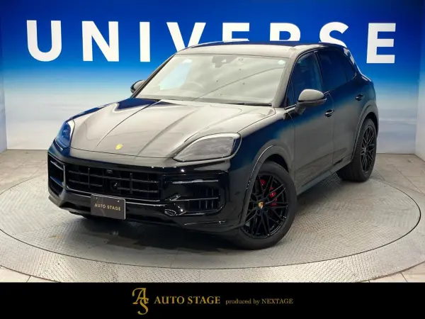 Porsche Cayenne S Tiptronic S 4WD Club Leather Interior (Basalt Black/Barrique Red) High Gloss Black Sports Design Package 21in Navigation RS Spider Design Alloy Wheels (High Gloss Black Paint) Sports Exhaust System (Chromite Black Metallic) — thumbnail 1