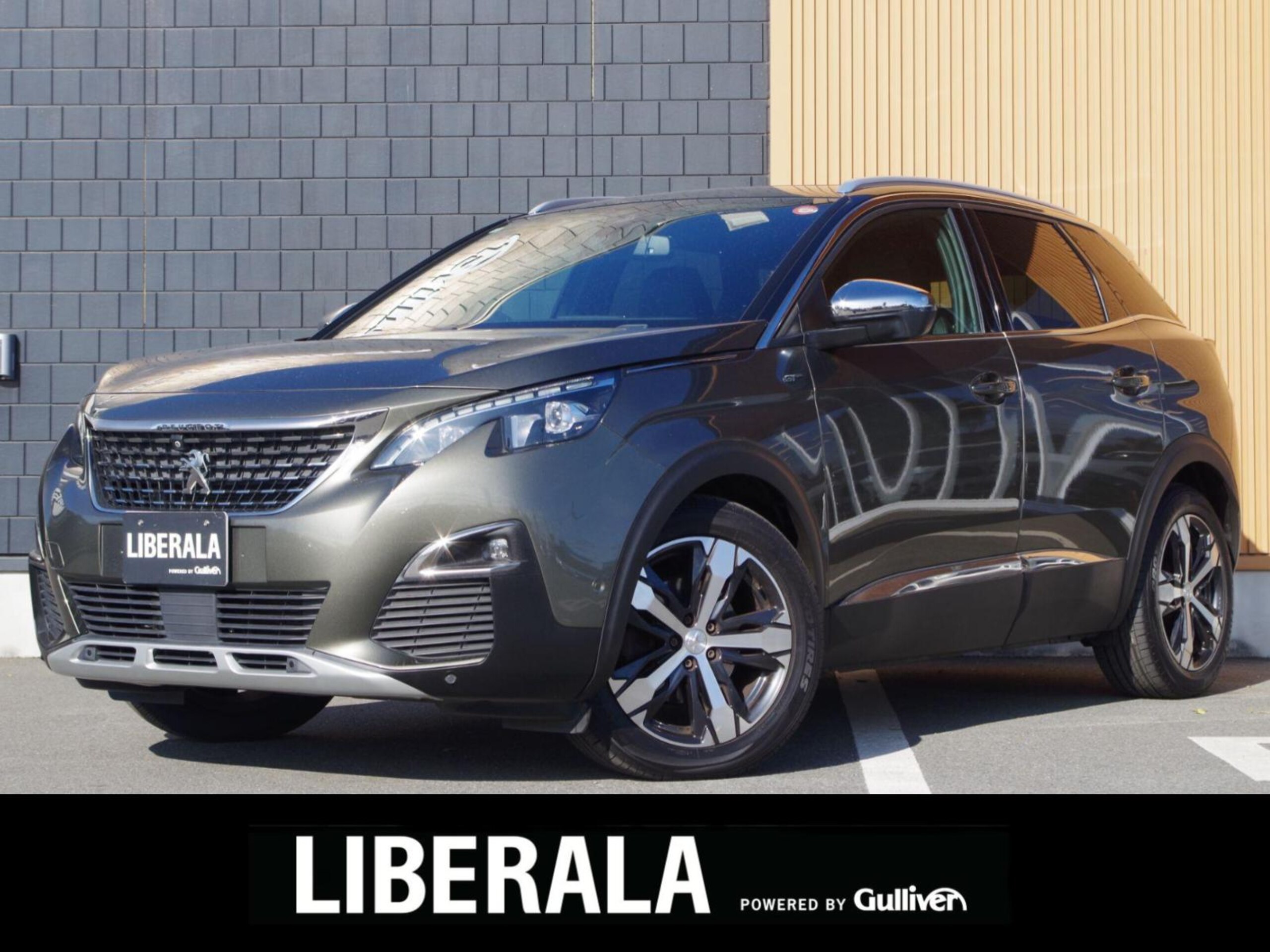 Peugeot 3008 GT BlueHDi Diesel Turbo First Class Package Black Half Leather Seats ACC Panoramic Sliding Roof CarPlay Blind Spot Monitor 360 Camera ETC Wireless Charging Seat Heating Winter Tires Digital Inner Mirror Seat Heater (Amazonite Gray)