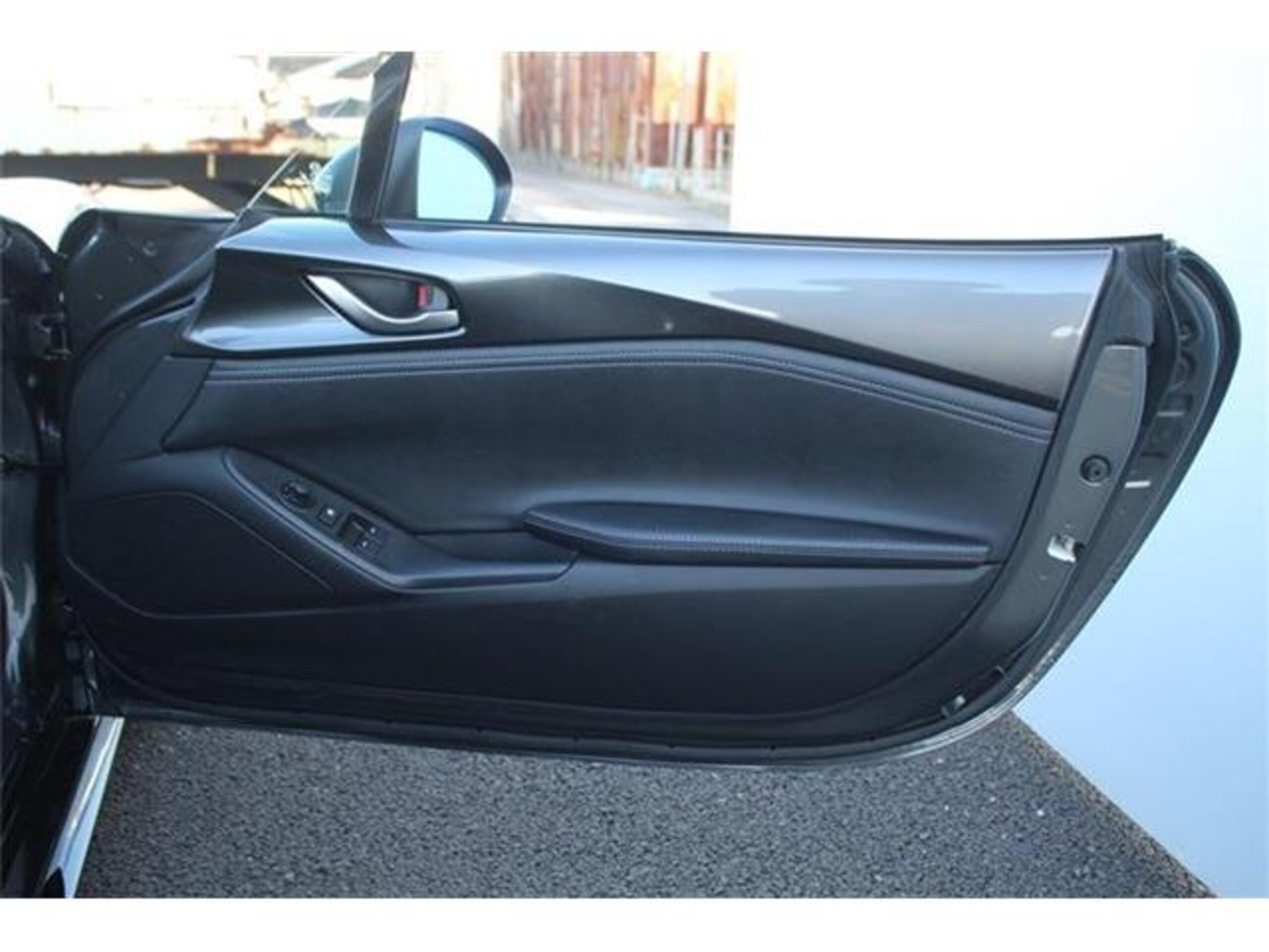 Mazda Roadster 1.5 NR-A 6-Speed Manual Non-Smoker Mazdaspeed Full Aero Bilstein Height Adjustable HKS Muffler Genuine 8.8-inch Navi Apple CarPlay ETC Genuine 16-inch Alloy Wheels Genuine Blue Mirror (Machine Gray Premium Metallic) — photo 9