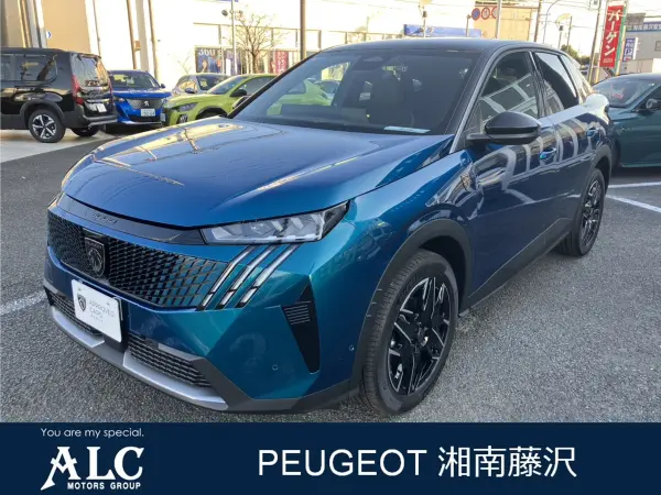 Peugeot 3008 GT Alcantara Package Hybrid Mild Hybrid Certified Used Car with Warranty Maintenance ETC Drive Recorder Idling Stop Obstacle Sonar Lane Keep Active Cruise Control LED Lights Genuine Wheels (Obsession Blue)