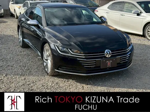 Volkswagen Arteon TSI 4Motion Elegance 4WD Sunroof/Brown Leather Seats/DYNAUDIO ETC 2.0/Bluetooth/Seat Heaters/Paddle Shift/Steering Remote/USB/AUX/360 Camera/Power Back Door (Deep Black Pearl Effect) — thumbnail 1