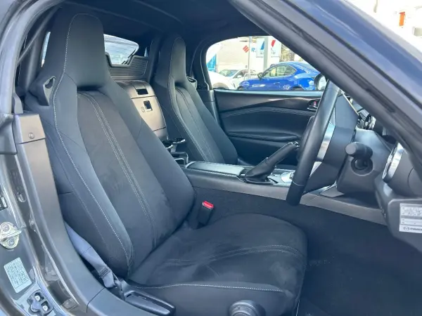 Mazda Roadster 1.5 S Special Package 6MT Non-Smoking Car Genuine 8.8-inch Navi Radar Cruise LED Headlights Advanced Key ETC Drive Recorder Leather-Wrapped Steering Wheel Genuine 16-inch Aluminum Alloy Wheels Clearance Sonar Seat Heater (Machine Gray Premium Metallic) — photo 7