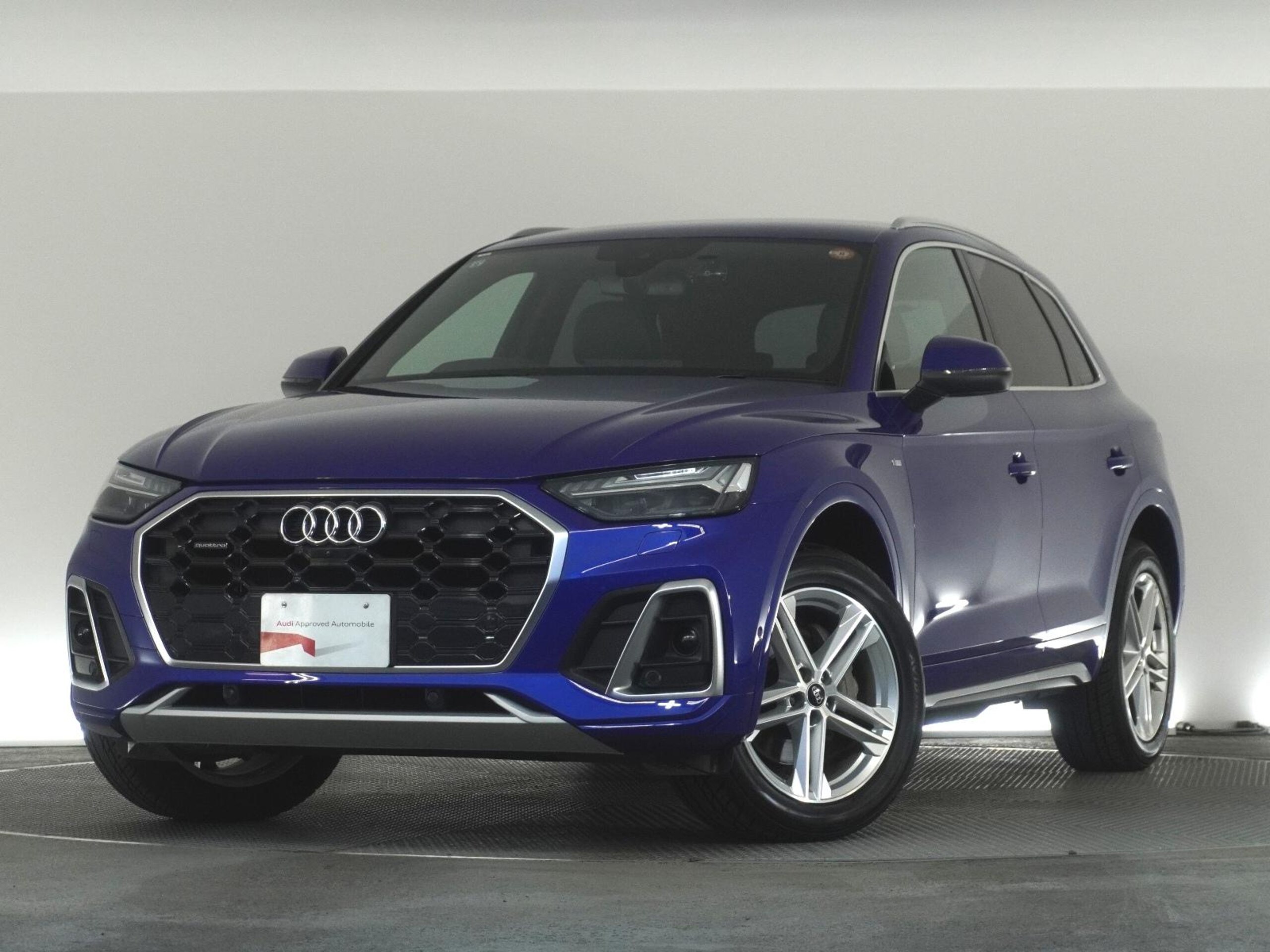 Audi Q5 40 TDI Quattro S Line Diesel Turbo 4WD Certified Used Car B&O 3D Advanced Sound System S Line Plus Package (Ultra Blue Metallic)