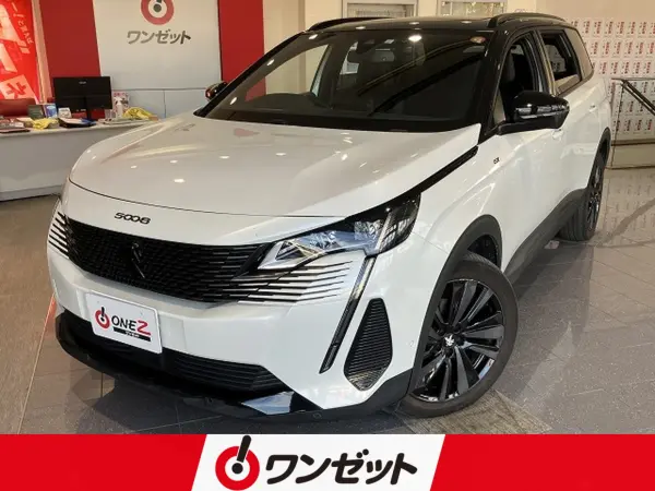 Peugeot 5008 GT BlueHDi Black Pack Diesel Turbo Non-Smoking Sunroof Genuine Display Audio Radar Cruise Clearance Sonar Safety Brake Blind Spot Monitor Panoramic View Monitor Power Back Door Paddle Shift ETC (Pearl White)