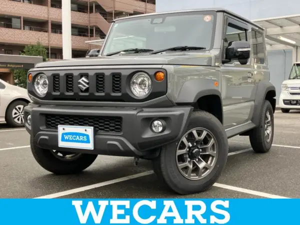 Suzuki Jimny Sierra 1.5 JC 4WD with Factory 8-inch SD Navigation, Collision Safety System, Front Seat Heaters, Lane Departure Prevention Support System, LED Headlights, Bluetooth Connection, ETC, ABS with EBD, Anti-Skid Device, Full-Seg TV (Medium Gray)