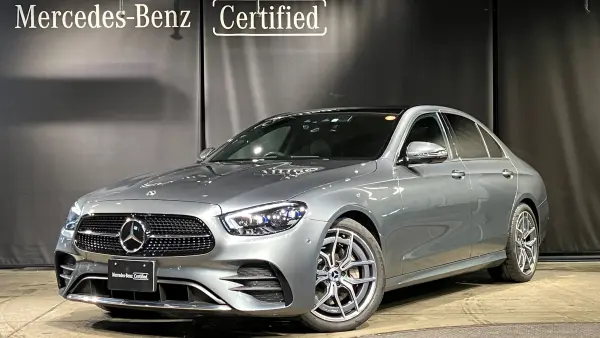 Mercedes-Benz E-Class E220d Sport (ISG equipped model) Diesel Turbo MP202301 Selenite Grey Panoramic Sliding Roof Head-Up Display Air Balance Package AMG Line Interior Burmester Surround Sound System AGILITY CONTROL (Selenite Grey) — thumbnail 1