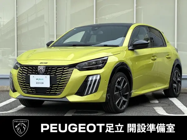 Peugeot 208 GT Certified Used Car One Owner Apple CarPlay Active Cruise Control Lane Positioning Assist Steering Paddle Shift Back Camera LED Headlights ETC Onboard Unit (Agueda Yellow) — thumbnail 1
